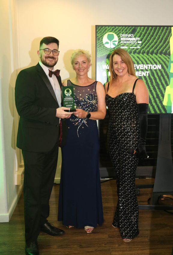 Receiving the Waste Prevention & Management Award