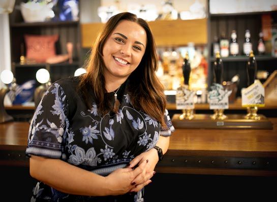 Photo of Hayleigh Lupino at a bar