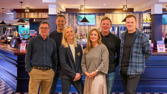 John Green, Neil Campbell, Claire Robertson, Jo Hall, Lee Nixon and Jared Sedgwick