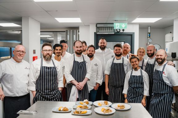 Group photo of the winners of Marston's Top Chefs 2025