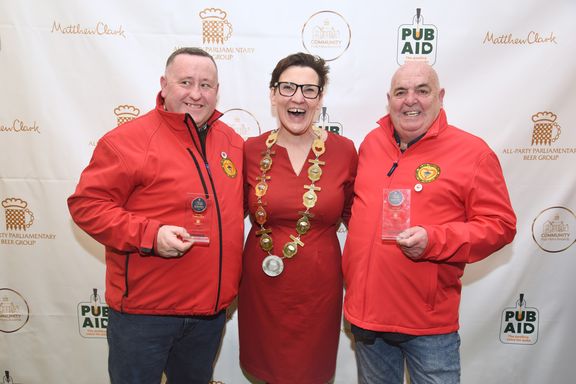 Terry Cole, Antonia Toniazzi MP and Keith Fulwood